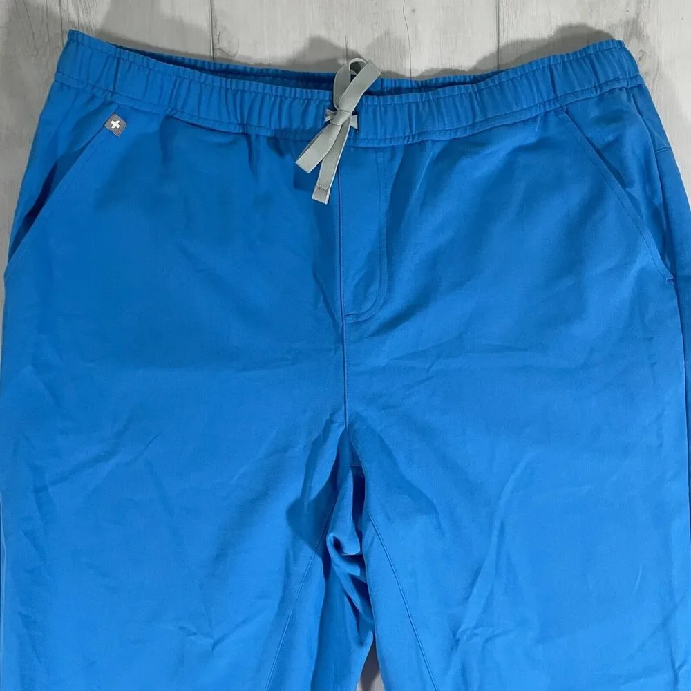 NWT FIGS Scrubs Men's XL Tansen Jogger 2.0 Scrub Pants Royal Blue 5 Pocket